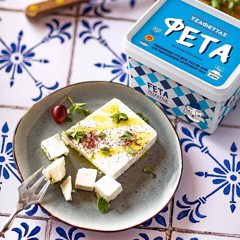 Tzafettas Grieķijas feta siers